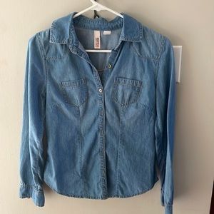 Lightweight Route 66 Denim shirt in Xs